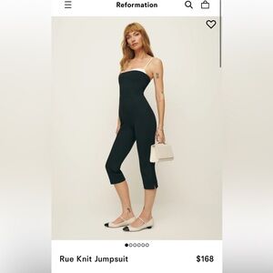 Reformation rue knit jumpsuit